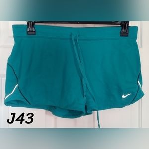 NIKE Athletic Shorts, built in panties, Sz Lg. Dry fit